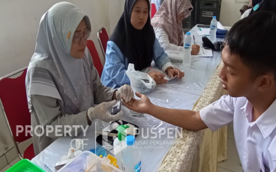 Screening Kesehatan Kelas X: MA Al-Muthohhar & Puskesmas Plered Jaga Generasi Sehat