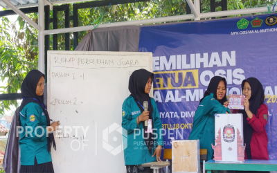 Aksi Nyata Dimulai dari Suara Kita: Suasana Tegang dan Penuh Harapan di Pemilu OSIS MA Al-Muthohhar 2025