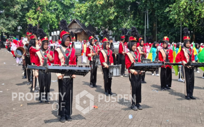 Purwakarta Gegap Gempita! Ribuan Drum Band Hentak Semangat Persatuan, MA Al-Muthohhar Turut Ambil Bagian